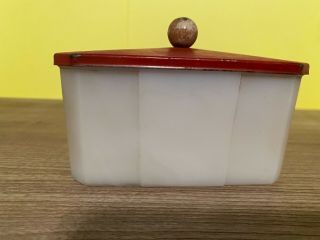 Tipp City Drippings Grease Jar with Metal lid - Very RARE - Fruit Basket 2