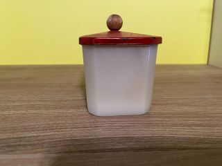 Tipp City Drippings Grease Jar with Metal lid - Very RARE - Fruit Basket 3