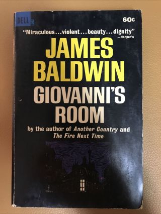 Giovanni’s Room James Baldwin 1st Dell Edition 1st Printing 1964 Vtg Paperback
