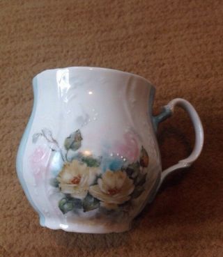 Bernadotte Fine China Tea Cup Porcelaine Fine De Boheme Blue Yellow Floral Flowe