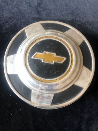 Vintage Chevy Truck Hubcaps (2) 10 - 3/4 " Dog Dish 1970 