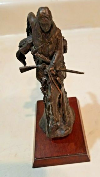 Frederic Remington Franklin bronze Statue/Sculpture THE MOUNTAIN MAN 1988 2