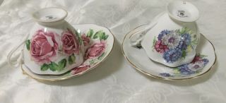 Queen Anne Cups And Saucers England