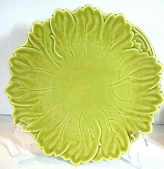 Vintage Woodfield By Steubenville Lime Green 10.  5 " Large Dinner Plate