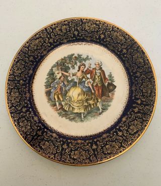 Collectible Plate - Imperial Salem China Company - 23 Karat Gold