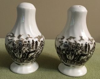 Royal Mail Fine Staffordshire Ironstone Salt And Pepper Shakers