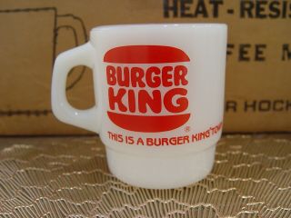 Ah Fire - King This Is A Burger King Town Hamburgers Advertising Coffee Mug Cup