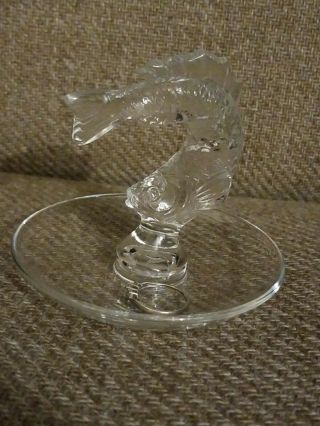 Lalique Glass Koi Fish Pin Dish