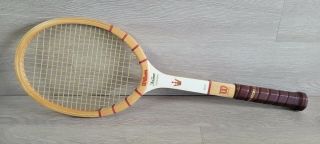 Vintage Wilson The Jack Kramer Autograph Tennis Racquet Size 4 5/8 Grip