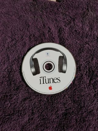 Apple Itunes Cd,  Version 1.  0,  Vintage,  Rare