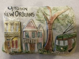 Vintage Clay Creations Wall Art Jenise Mccardell " Uptown Orleans "
