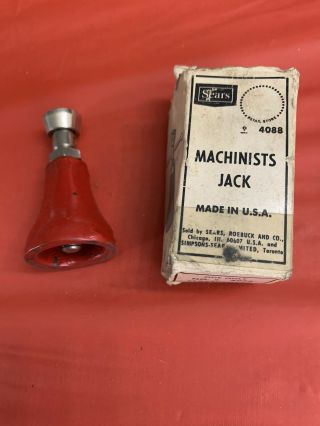 Vintage Craftsman No.  4088 Machinists Jack W/ Box - Made In U.  S.  A.