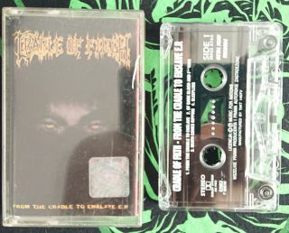 Cradle Of Filth - From The Cradle To Enslave Tape 1999 Vintage Rare