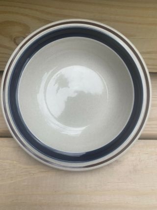 Yamaka Contemporary Chateau Cobalt Blue Soup Bowls 8 " - Euc - Estate Find
