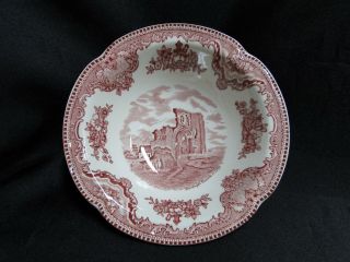 Johnson Brothers Old Britain Castles Pink: Rim Cereal Bowl (s) 6 ",  England