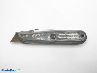 Vintage Craftsman No.  9 - 9486 Retractable Utility Knife Box Cutter Made In Usa