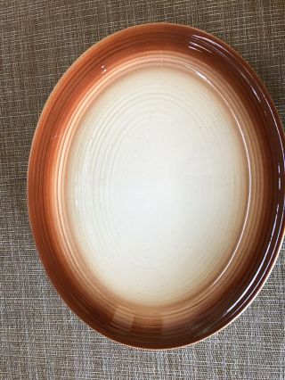 Franciscan Country Craft Russet Brown Oval Serving Platter 14 "