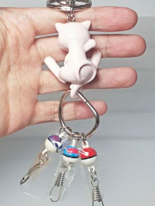 Mew Pokemon Figure Keychain Banpresto 2000 UFO Prize Vintage Toy Japan 2 