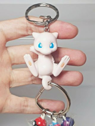 Mew Pokemon Figure Keychain Banpresto 2000 UFO Prize Vintage Toy Japan 2 