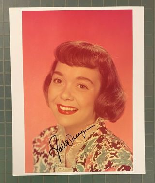 Jane Wyman Signed 8x10 Color Photo Vintage Hollywood Psa/dna Sticker Only