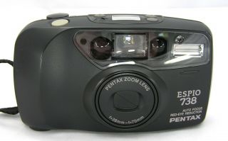 Film Vintage Pentax Espio 738 Af 35mm Camera With 35 - 70mm Lens