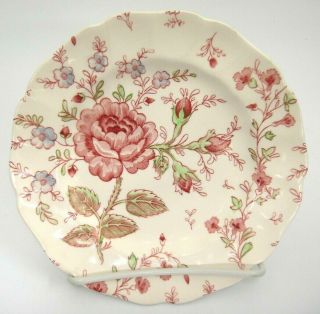 Johnson Bros Rose Chintz Bread Plate Made In England