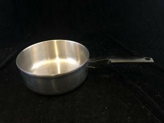 Vtg West Bend Townhouse 2 Quart Sauce Pan Stainless,  No Lid