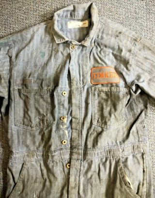 Vintage Universal Coverall Overalls 1970 