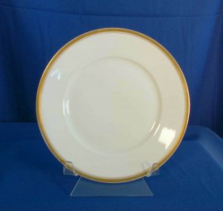 Silesia Sil29 Pie Or Dessert Plate White Gold Trim Ohme Germany Bfe1833