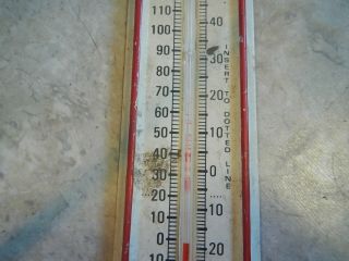 Vtg Crow ' s Hybrid Seed Corn Company Thermometer USA 3