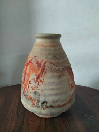 Nemadji Vase Unique Beehive Shape