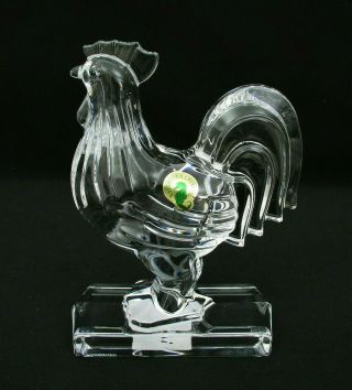 Waterford Crystal 6 1/4 " Rooster Sculpture 40027970 Brand