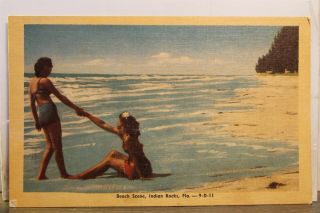 Florida Fl Indian Rocks Beach Postcard Old Vintage Card View Standard Souvenir
