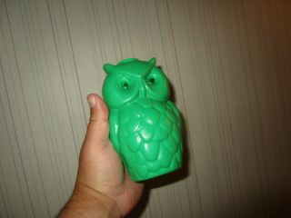 Vintage Plastic Blow Mold Owl String Lights Patio Rv Camping Replacement