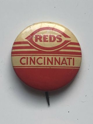Vintage Cincinnati Reds Baseball Pin Back Button