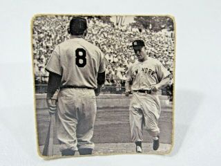Mickey Mantle Hof Poor Old Vintage Baseball Card Yankees Home Run Trot