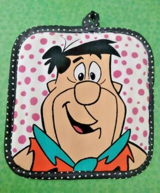 Vintage Fred Flintstone Collector Hot Pad Pot Holder Flintstones Tv Cartoon