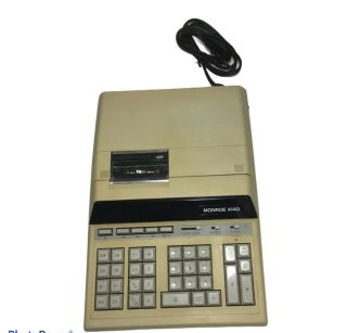 Vintage Monroe Desktop Printing Calculator