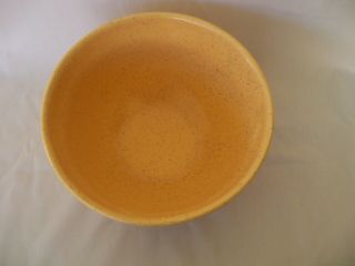 Treasure Craft Mixing Bowl Speckled Yellow with Butterfly 1 - 1/2 Quart 2