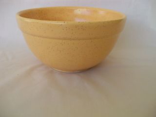 Treasure Craft Mixing Bowl Speckled Yellow with Butterfly 1 - 1/2 Quart 3