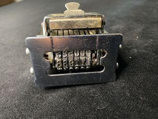 Rare Vintage Cascade Numbering Machine Stamp R1 - C326 Fancy Desk Gift Self Inking 2