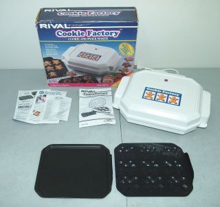 Vtg Rival " Cookie Factory " Cookie & Snack Maker Model 9952 W