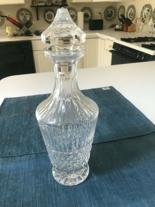 Vintage 12 3/4 " Waterford Maeve Cut Crystal Wine Decanter W/stopper