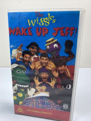 The Wiggles : Wake Up Jeff (vhs Video Tape) 1996 Pal Kids Video Cassette Vintage