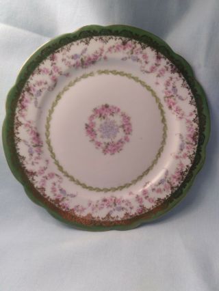 Imperial Crown China Austria,  Decorated With Pink Roses.
