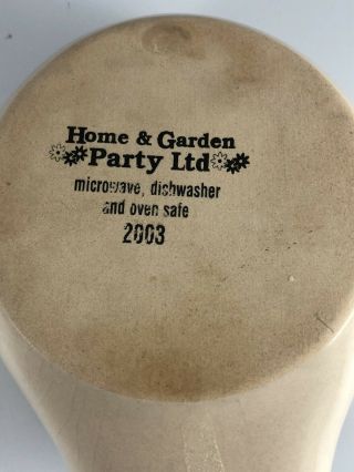 5.  5” Home and Garden Party Ltd Bird Stoneware,  Spoon Rest,  Birdhouse 2003 3
