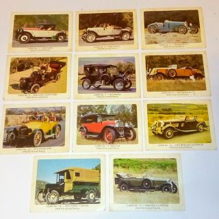 Vintage Weet - Bix Collectors Cards - The World Of Vintage & Veteran Cars