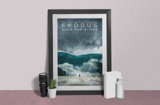 Exodus Gods And Kings (2014) Vintage Movie Poster Retro Movie Poster Sizes