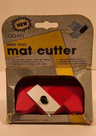 Vintage Logan Mat Cutter Series 1000 With Blade (s)