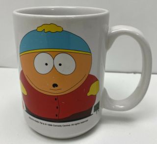Vintage South Park Eric Cartman Coffee Mug Cup Comedy Central 1998